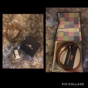 Vineyard vines patchwork belt size small